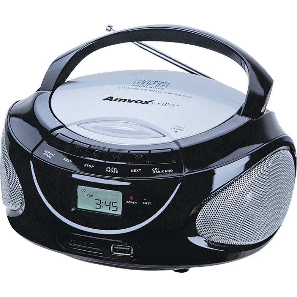 Rádio CD Player,Amvox,AMC 590,Radio Comunicadores FRS | Amazon.com.br